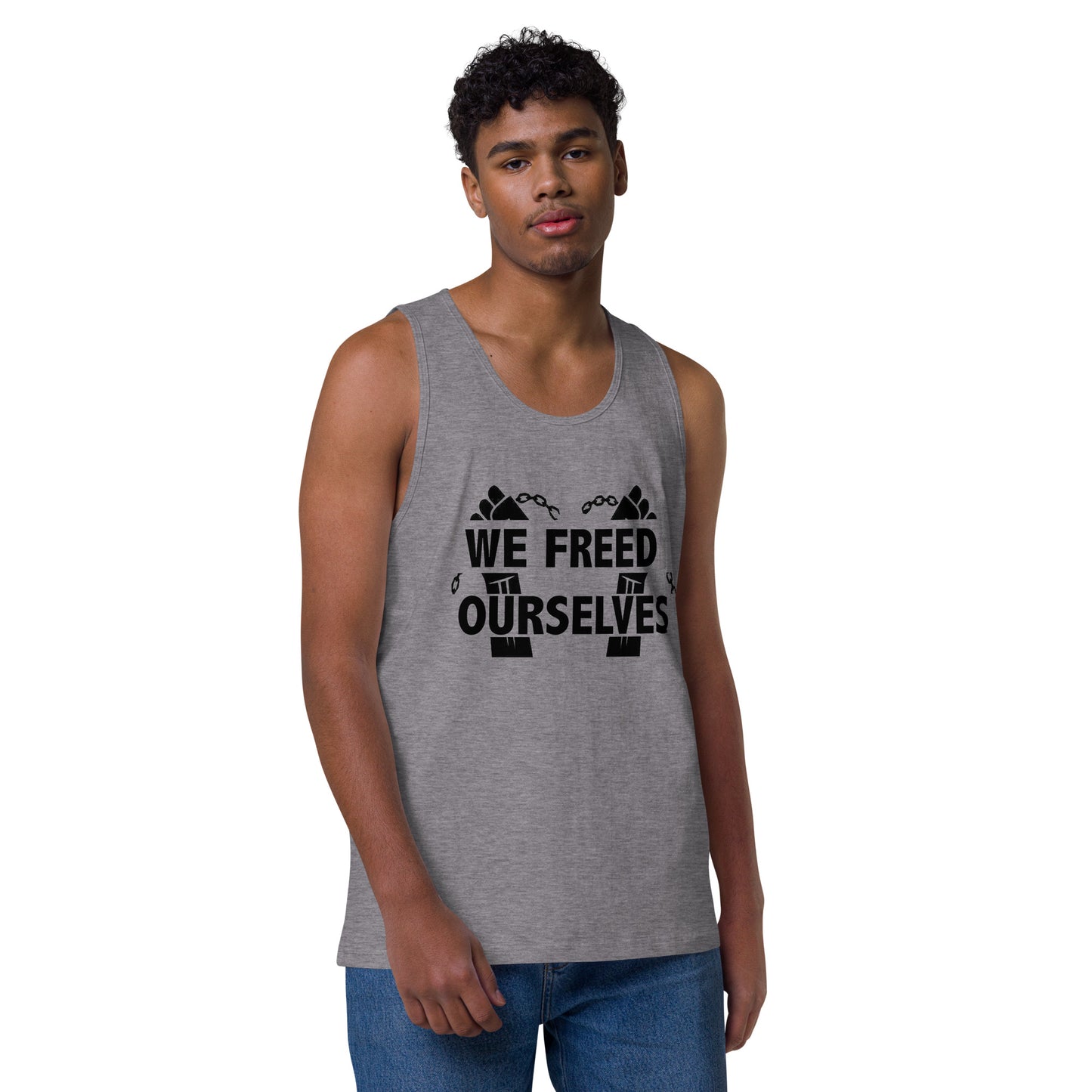 "We Freed Ourselves" Unisex Premium Tank Top