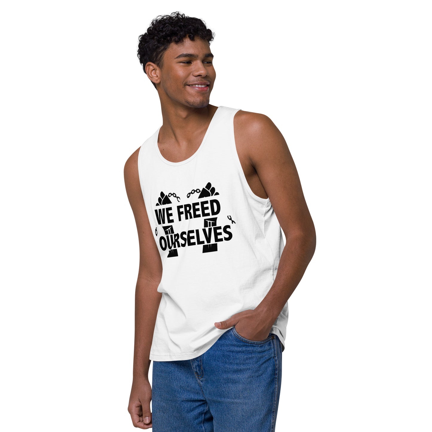 "We Freed Ourselves" Unisex Premium Tank Top