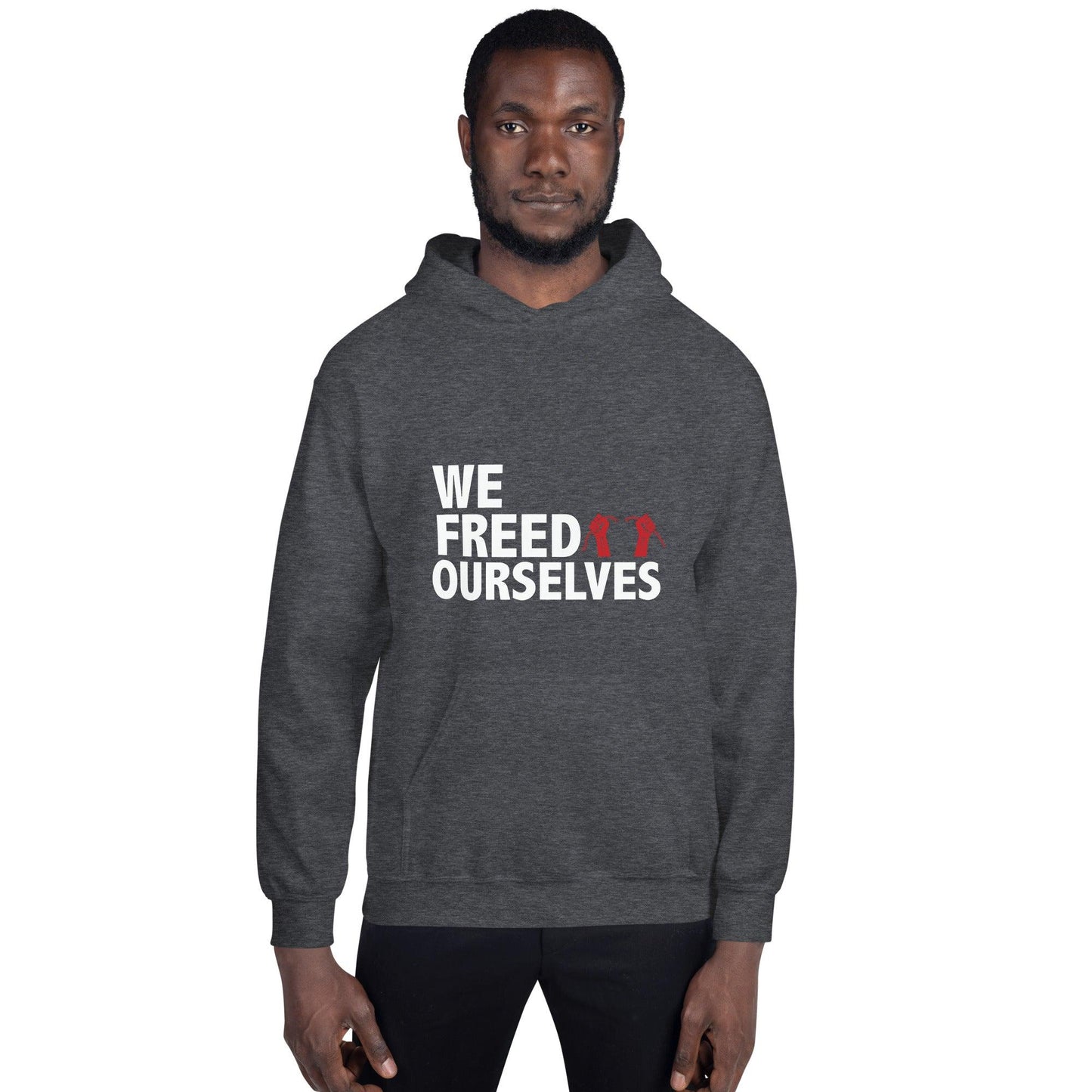 We Freed Ourselves Unisex Hoodie - White Letters. 9 colors. S-5X - Vienna Carroll