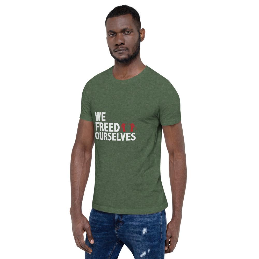 We Freed Ourselves Short-Sleeve Unisex T-Shirt. 10 colors. S-4X - Vienna Carroll